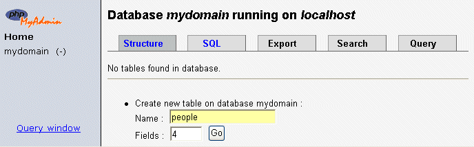 Defining fields